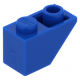 LEGO tetőelem fordított 45°-os 2×1, kék (3665)